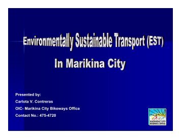 What Prompted Marikina to Introduce the bikeways program?