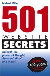 501.Web.Site.Secrets.Unleash.the.Power.of.Google.Amazon.eBay