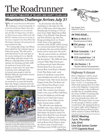 The Roadrunner - Santa Cruz County Cycling Club