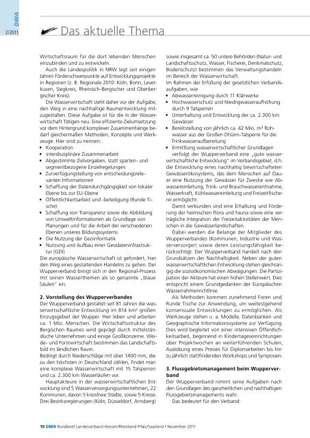 rundbrief - DWA-Landesverbandes Hessen/Rheinland-Pfalz/Saarland