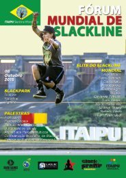 FORUM MUNDIAL DE SLACKLINE