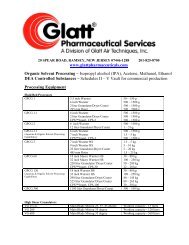 Glatt Pharmaceutical Services USA