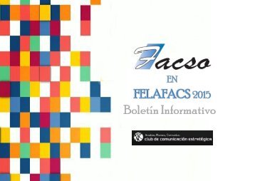 Boletin FELAFACS martes, 06 de octubre