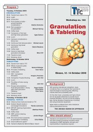 Granulation - Glatt