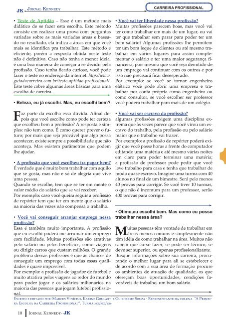 JK | JORNAL ESCOLAR - CEPK (Revista Digital)