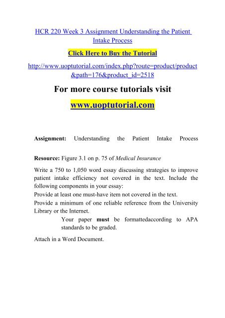 Understanding the patient intake process patient intake form
