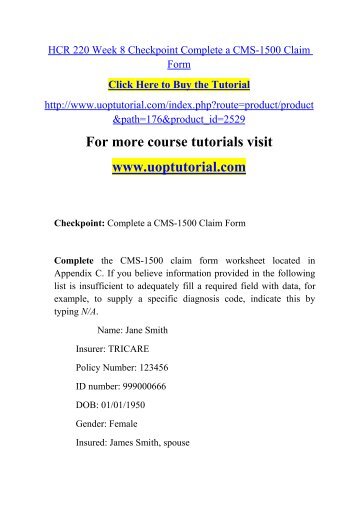 week 8 checkpoint appendix c cms 1500 claim form 926784042 33000000 11/19/2014 21715206 24924850 8/21/2015 175962088 20000000 2/25/2015 21715206 20000000 4/27/2015. week 8 checkpoint appendix c cms 1500 claim form 926784042 33000000 11/19/2014 21715206 24924850 8/21/2015 175962088 20000000 2/25/2015 21715206 20000000 4/27/2015.