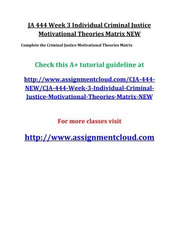motivational theories