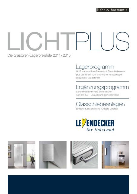 Licht & Harmonie LICHTPLUS Lagerprogramm