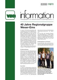 40 Jahre Regionalgruppe Weser-Ems - VDB - Verband Deutscher ...