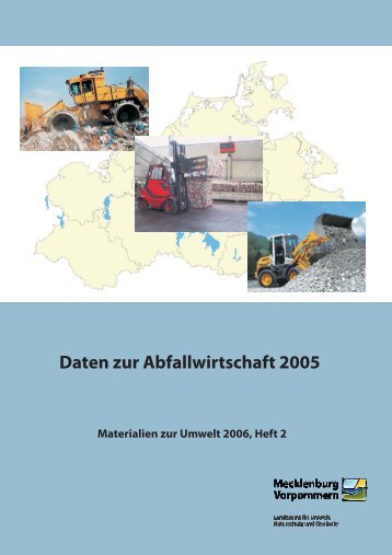 Daten zur Abfallwirtschaft 2005 - Landesamt für Umwelt ...