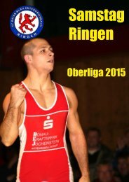 Saisonheft 2015 des SV Untergriesbach/Ringen