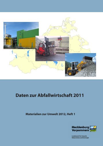 Daten zur Abfallwirtschaft 2011 - Landesamt für Umwelt ...