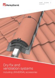 Dry fix and ventilation systems