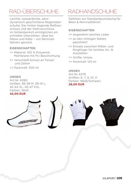 JOLsport Produktkatalog Nr. 7