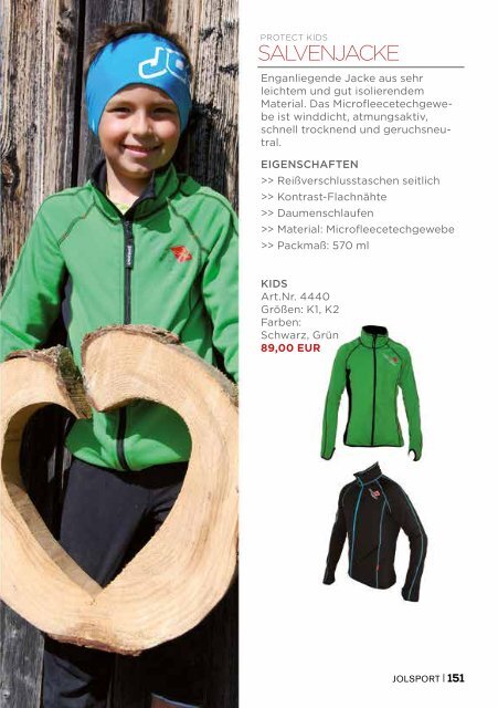 JOLsport Produktkatalog Nr. 7