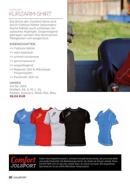 JOLsport Produktkatalog Nr. 7