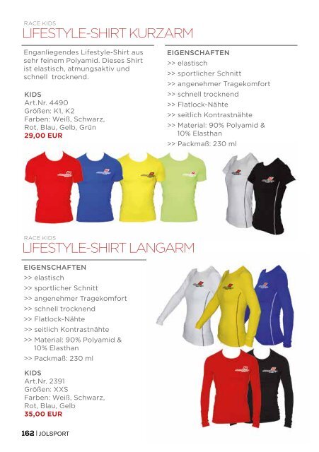 JOLsport Produktkatalog Nr. 7