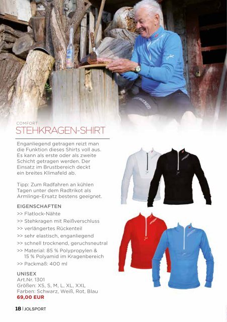 JOLsport Produktkatalog Nr. 7