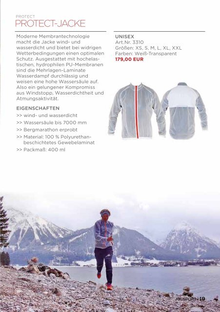 JOLsport Produktkatalog Nr. 7