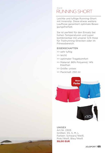 JOLsport Produktkatalog Nr. 7