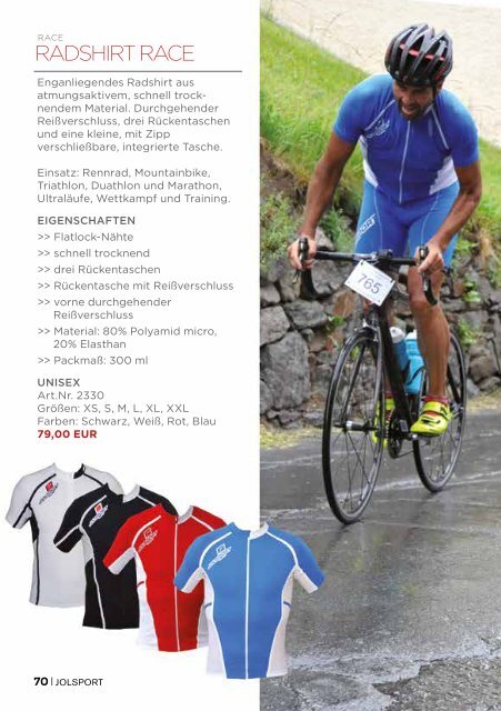 JOLsport Produktkatalog Nr. 7