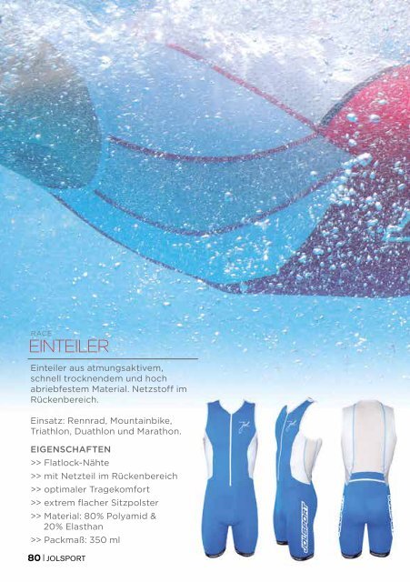 JOLsport Produktkatalog Nr. 7