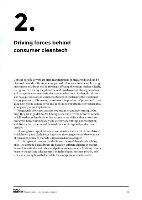 Cleantech takes over consumer markets