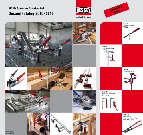 Bessey Stahl-Schraubzwinge Gr.1 60mm ++NEU+++ 