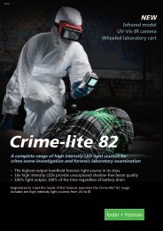 Crime-lite 82 High Intensity LED Forensic Light Sources
