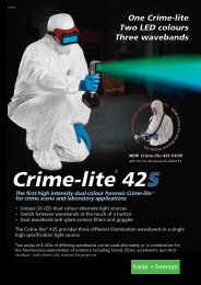 Crime-lite 42S Dual Wavelength LED Forensic Light Source