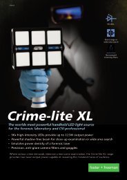 Crimelite XL the World's Most Powerful LED Forensic Light Source