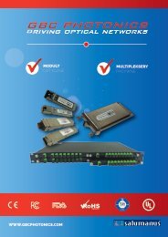 GBC PHOTONICS - MODUŁY OPTYCZNE, MULTIPLEKSERY PASYWNE