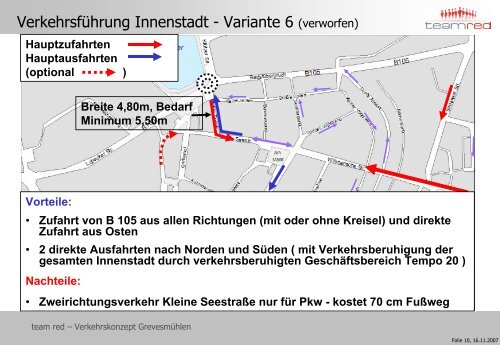 Integriertes Verkehrskonzept der Stadt Grevesmuehlen 2007