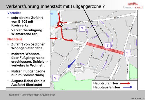 Integriertes Verkehrskonzept der Stadt Grevesmuehlen 2007