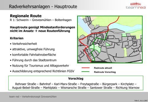 Integriertes Verkehrskonzept der Stadt Grevesmuehlen 2007