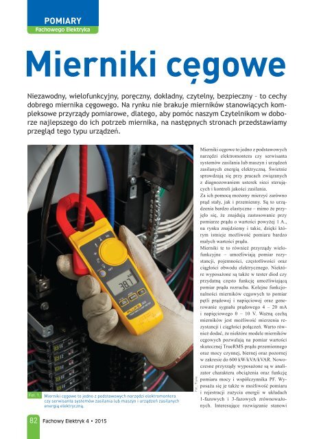 Fachowy Elektryk 4/2015