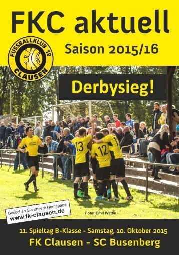 FKC Aktuell - 11. Spieltag - Saison 2015/2016