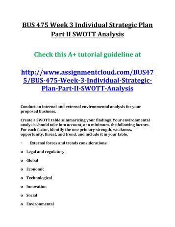 strategic plan part ii swott analysis 2 essay Strategic plan, part ii: swott analysis or any similar topic only for you order now related essays strategic plan, part i: conceptualizing a business strategic plan. strategic plan part ii swott analysis 2 essay Strategic plan, part ii: swott analysis or any similar topic only for you order now related essays strategic plan, part i: conceptualizing a business strategic plan.