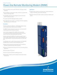 Power-line Remote Monitoring Modem (RMM)