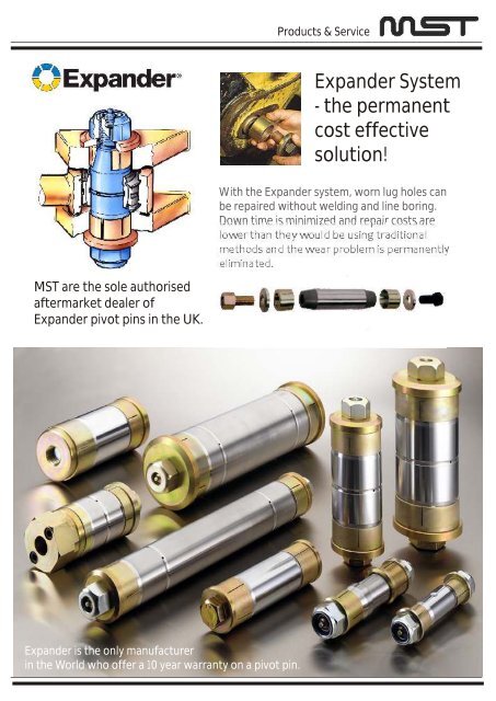 MST Product & Service Catalogue