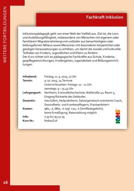 Programm Koordinierungsstelle Frauen und Wirtschaft Northeim
