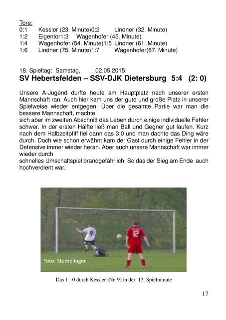 Sport-Echo Ausgabe 3-2015