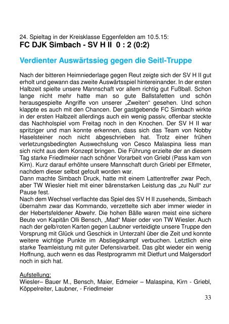 Sport-Echo Ausgabe 3-2015