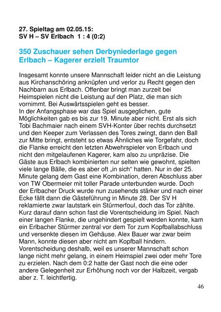 Sport-Echo Ausgabe 3-2015