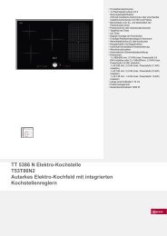 Neff T53T86N2 TT 5386 N Elektro-Kochstelle VorgÃ¤nger ...
