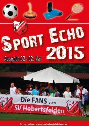 Sport-Echo Ausgabe 2-2015