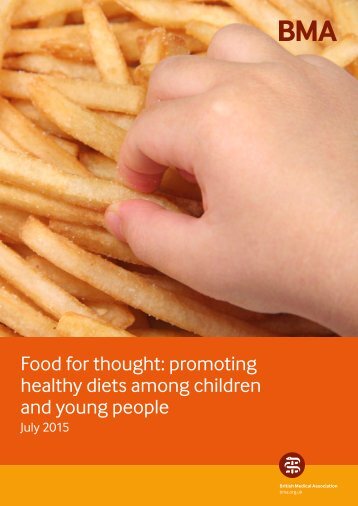 Food for thought promoting healthy diets among children and young people