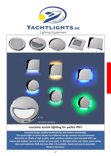 Yachtlights Luccemo accent lights 10.2015