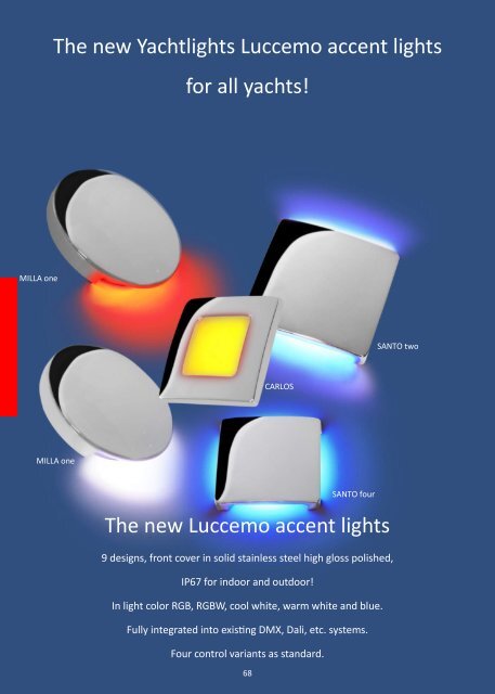 Yachtlights Luccemo accent lights 10.2015